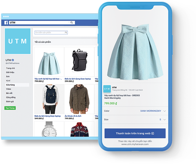 Đồng bộ thông tin tự động hoàn toàn với Facebook Shop