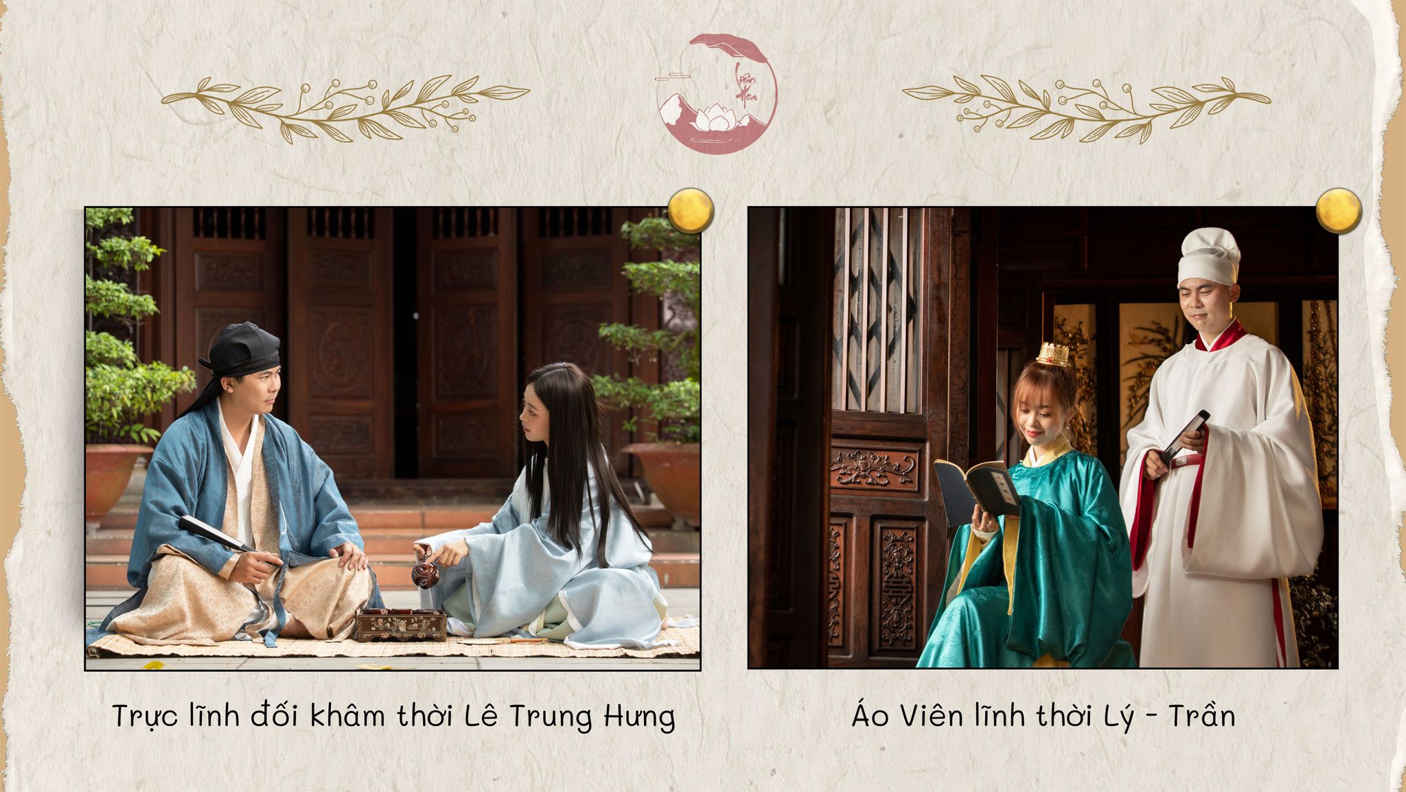 Chụp ảnh cưới Pre-Wedding với cổ phục Giao lĩnh, Viên lĩnh, Trực lĩnh đối khâm, Nhật bình, Áo tấc hoặc Ngũ thân tay chẽn