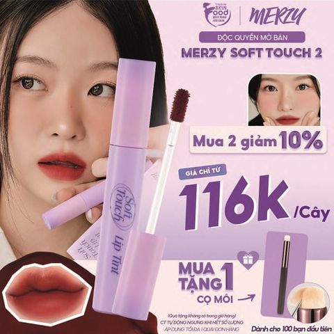 Khám Phá Bộ Sưu Tập Phiên Bản Mới Son Kem Lì Merzy Soft Touch Lip Tint