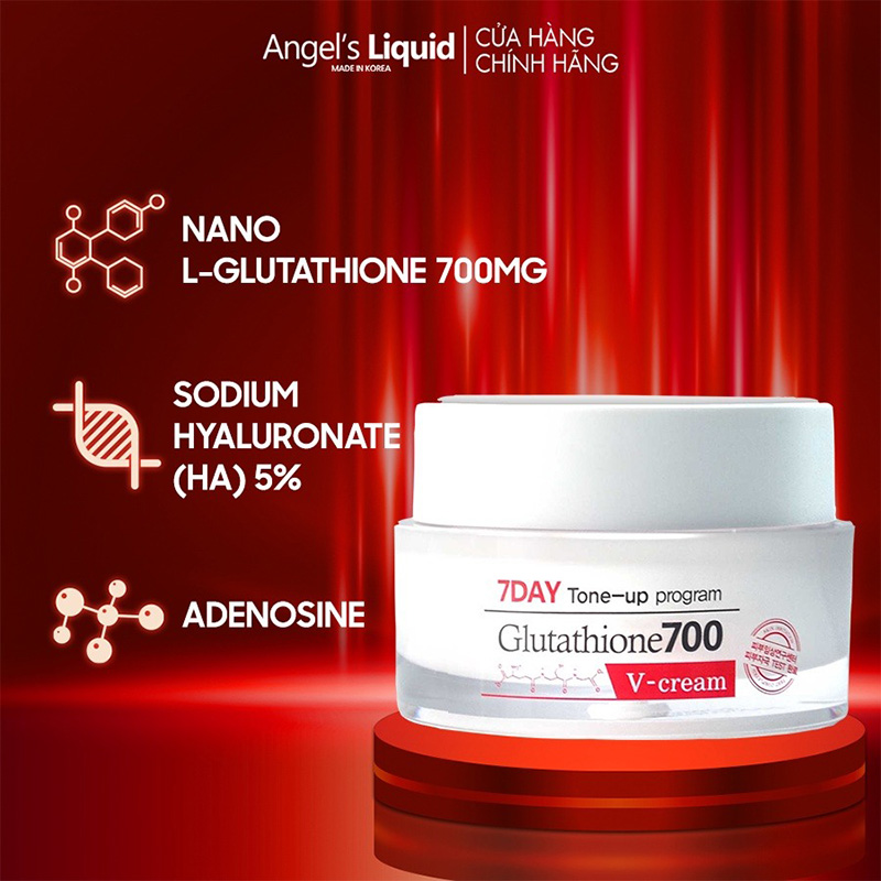 Angel's Liquid 7 Day Glutathione 700 V-Cream