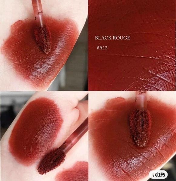 Black Rouge A12 có chất son mịn, dễ tán trên môi