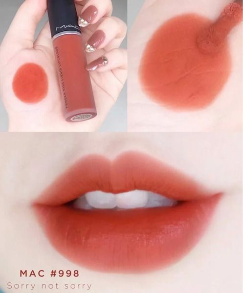 son Mac Powder Kiss Lipstick Lipcolour màu 988