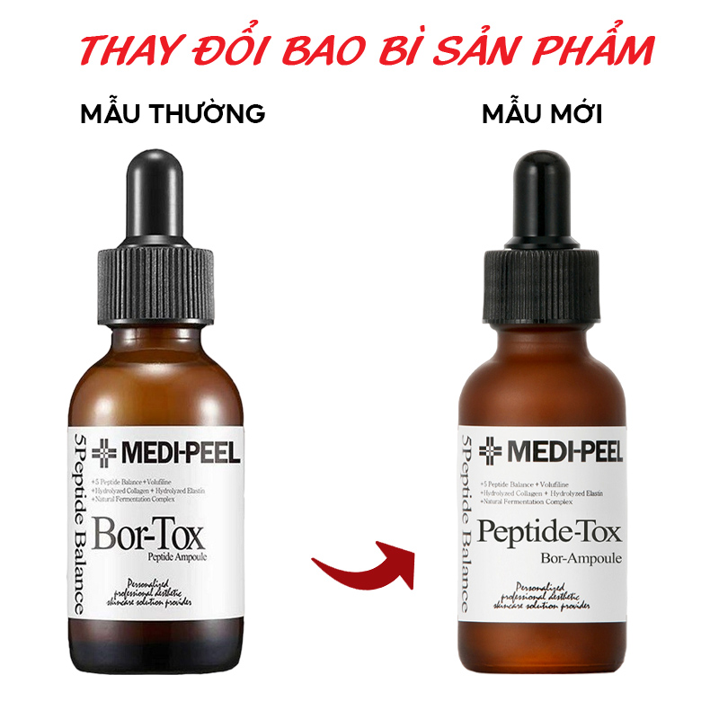 Serum Medi-Peel Tinh Chất Dưỡng Nâng Cơ, Chống Lão Hóa Medi-Peel Bor-Tox Peptide Ampoule 30ml