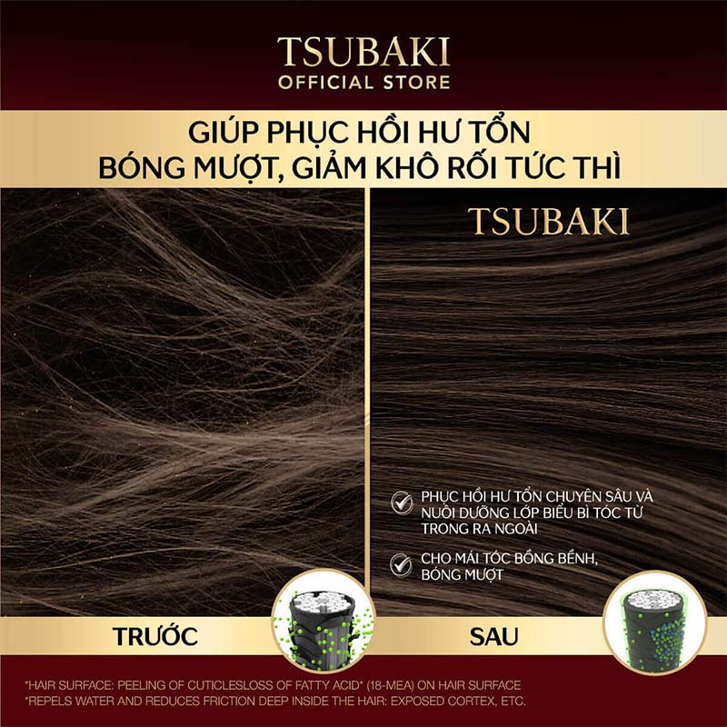 Dầu Gội Dưỡng Tóc Bóng Mượt Tsubaki Premium Moist Shampoo