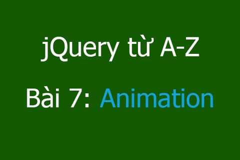 Jquery Animation – Master FrontEnd