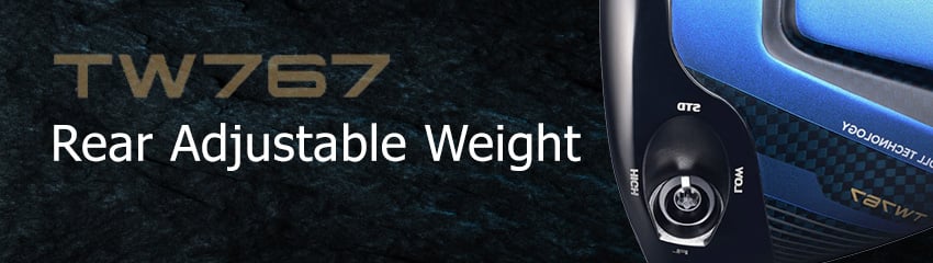Công nghệ Rear Adjustable Weight của Gậy Driver TW767 BLACK | HONMA