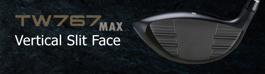 Công nghệ Vertical Slit Face của Gậy Driver TW767 MAX BLACK | HONMA