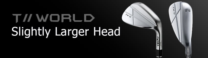 Công nghệ Slightly Larger Head của Gậy Wedge TW-W5 Chrome | HONMA