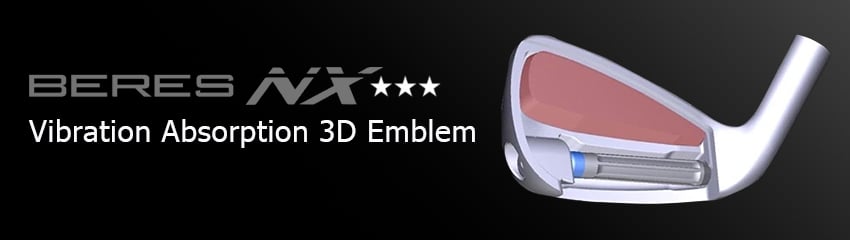 Công nghệ 3D Vibration Emblem của Bộ gậy sắt BE-NX 3 SAO| Honma