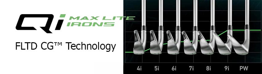 Công nghệ FLTD CG™ của Bộ gậy sắt nữ Qi MaxLite Nova HD Lady | TaylorMade