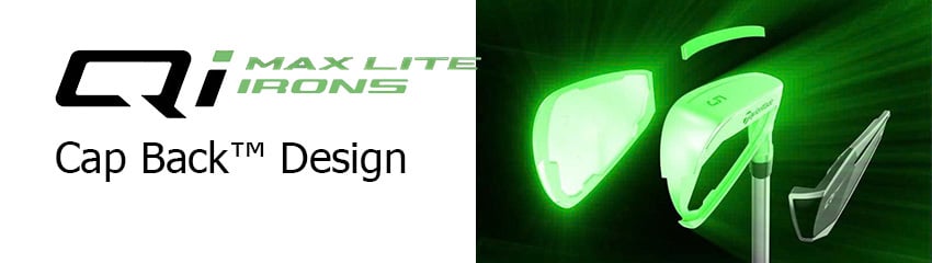 Công nghệ Cap Back™ Design của Bộ gậy sắt nữ Qi MaxLite Nova HD Lady | TaylorMade