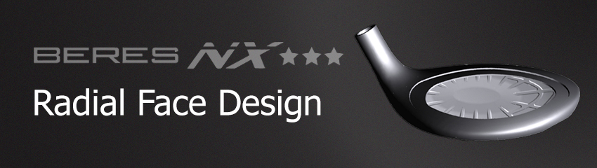 Công nghệ Radial Face Design của Gậy Golf Hybrid BE-NXU 3 SAO | HONMA