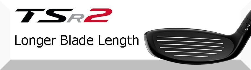 Công nghệ Longer Blade Length của Gậy Hybrid TSR2 mới 2024 | Titleist