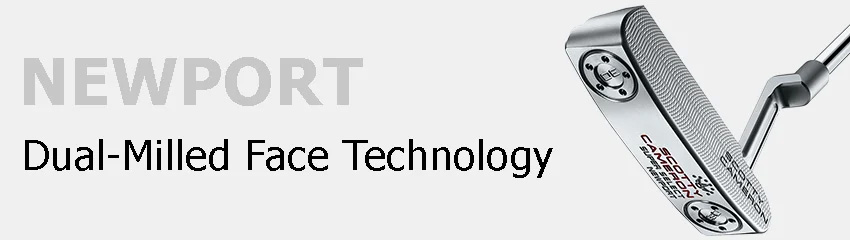 Công nghệ Dual-Milled Face của dòng Gậy Putter 2023 Super Select Titleist