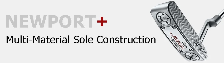 Công nghệ Multi-Material Sole Construction của Gậy Putter 2023 Super Select Newport Plus | Titleist