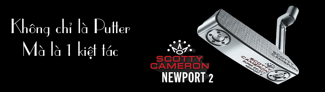 gậy putter Super Select Newport 2 Plus Titleist - kiệt tác của scotty cameron