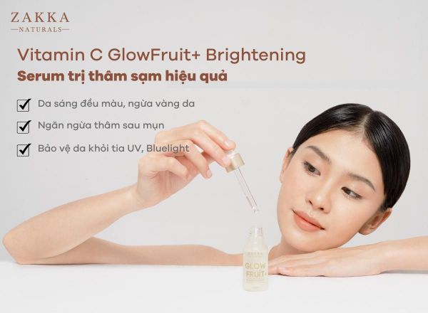 Vitamin C GlowFruit+ - Serum trị thâm sạm hiệu quả