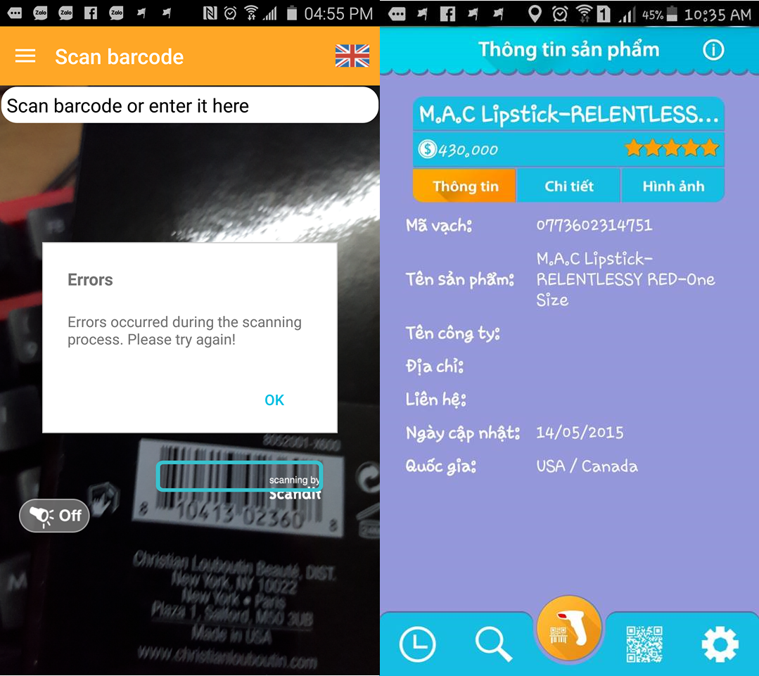 Kiểm tra và Phân biệt hàng Auth/ Fake bằng mã vạch - Những điều cần biết