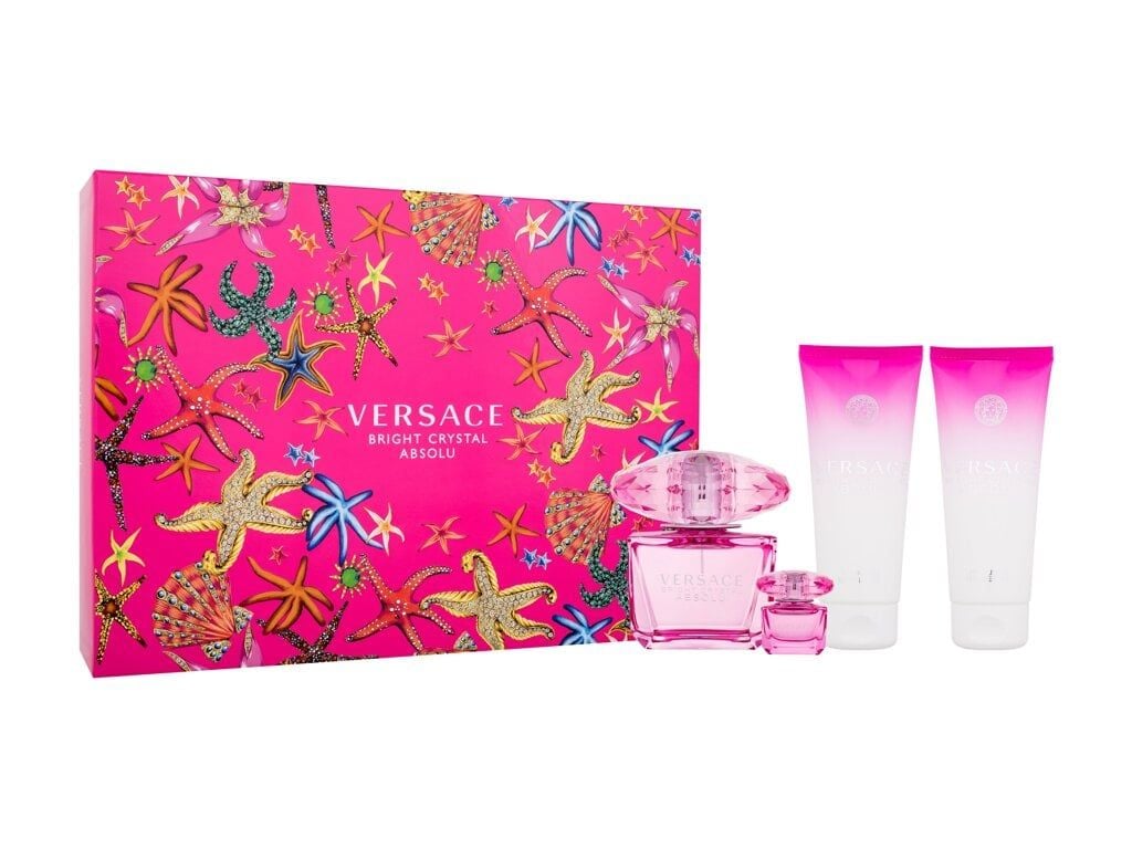 Bộ Quà Tặng Nước Hoa Versace Bright Crystal Absolu EDP 4 Món Thế Giới