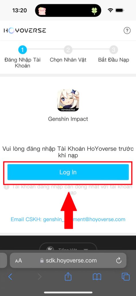 GEARVN - Hướng dẫn nạp Genshin Impact trên điện thoại