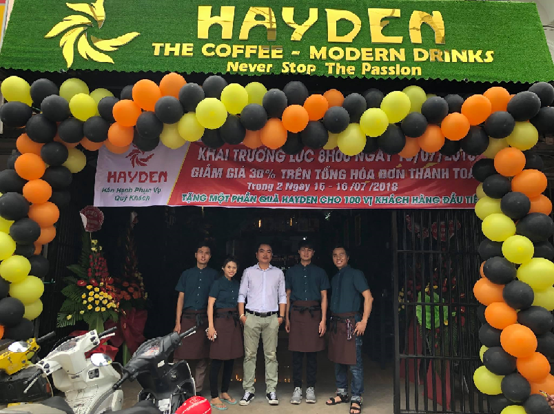 Loa Goldsound lắp đặt tại quán HAYDEN The Coffee & Modern Drinks