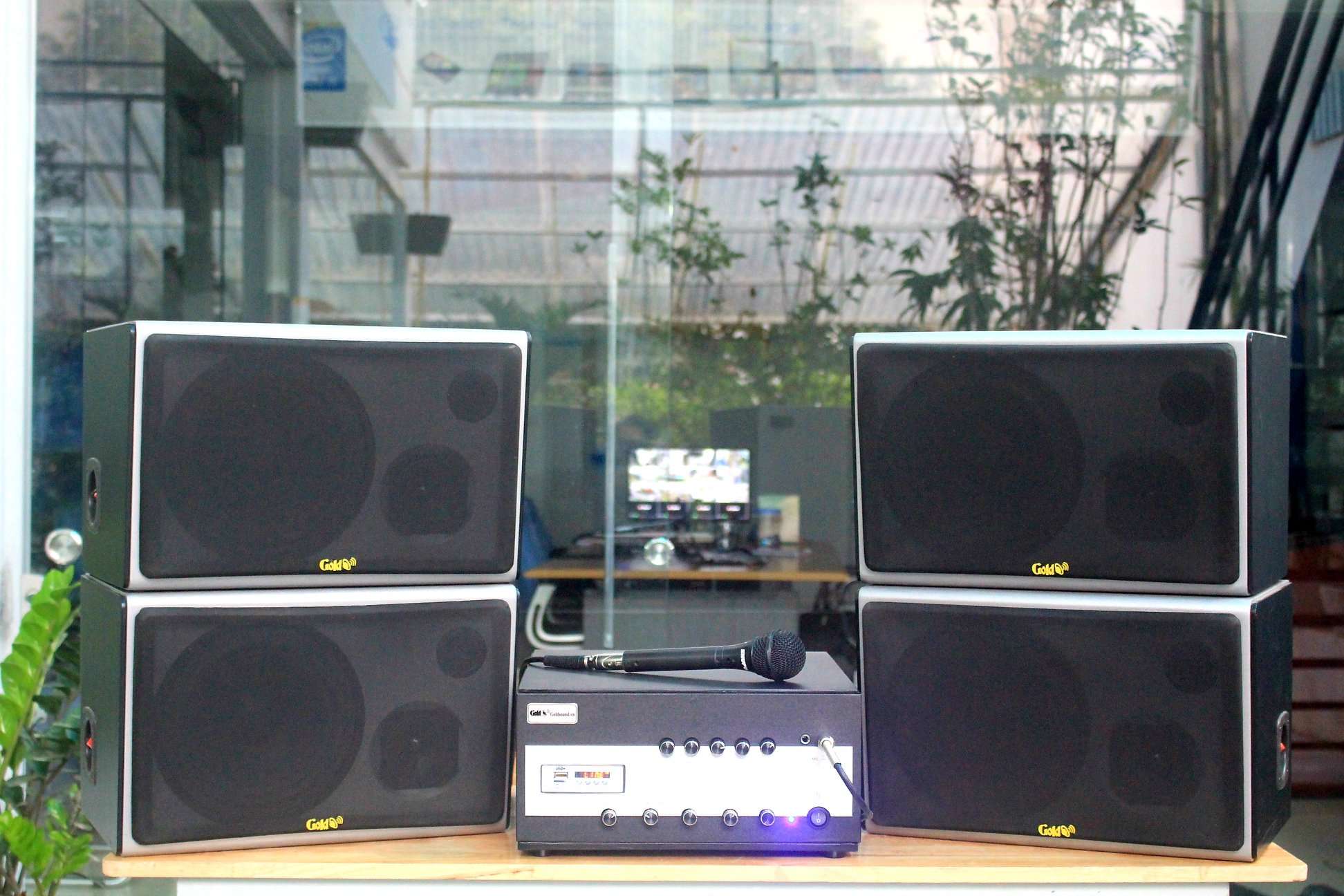Loa Goldsound cung cấp, lắp đặt âm thanh cho không gian nhà hàng, phòng tập gym, hội trường