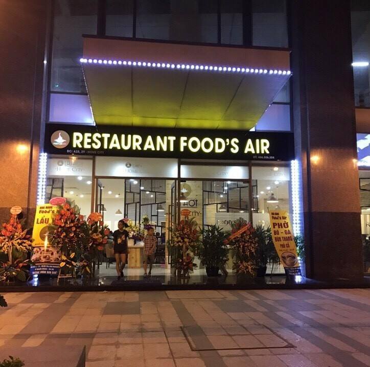 Hệ thống loa GoldCafe đã được Goldsound lắp đặt tại: Restaurant Food's Air