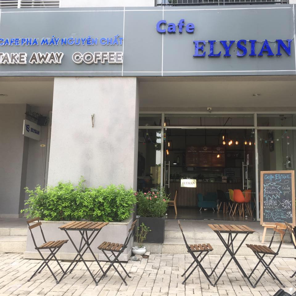 Hệ thống loa Godsound tại Elysian Coffee khu phố StarHill, Phú Mỹ Hưng, Quận 7