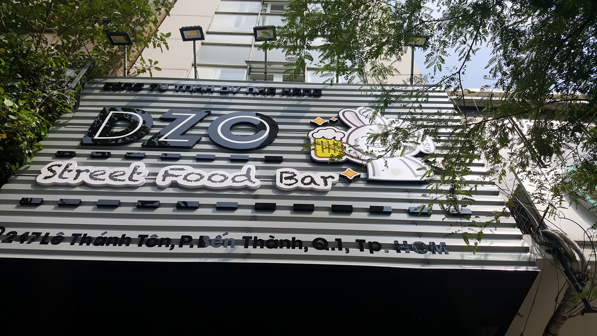 Hệ thống loa Goldsound đã được lắp đặt tại quán DZO Street Food Bar
