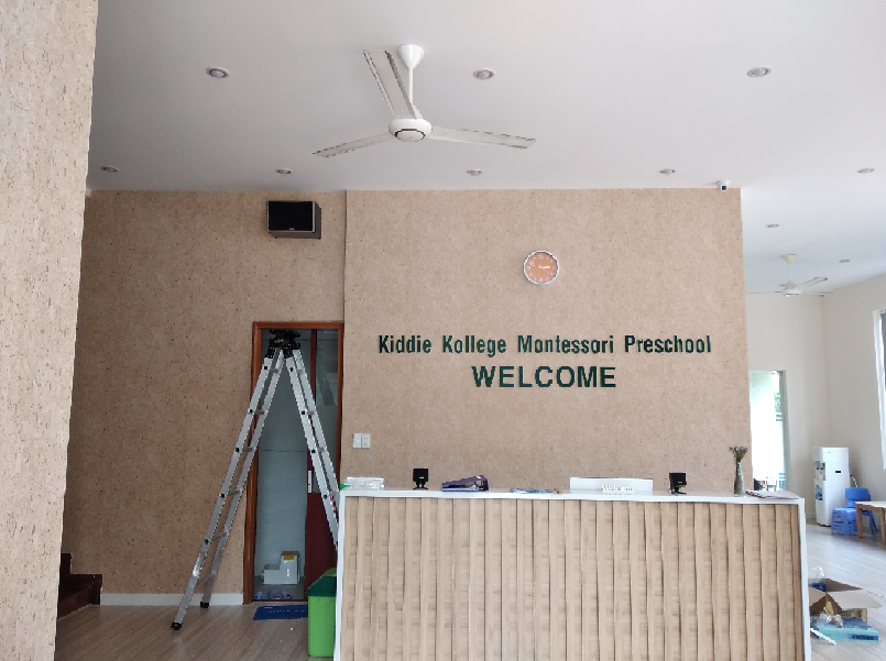 Loa Goldsound đã lắp đặt tại trường Kiddie Kollege ở Quận 2