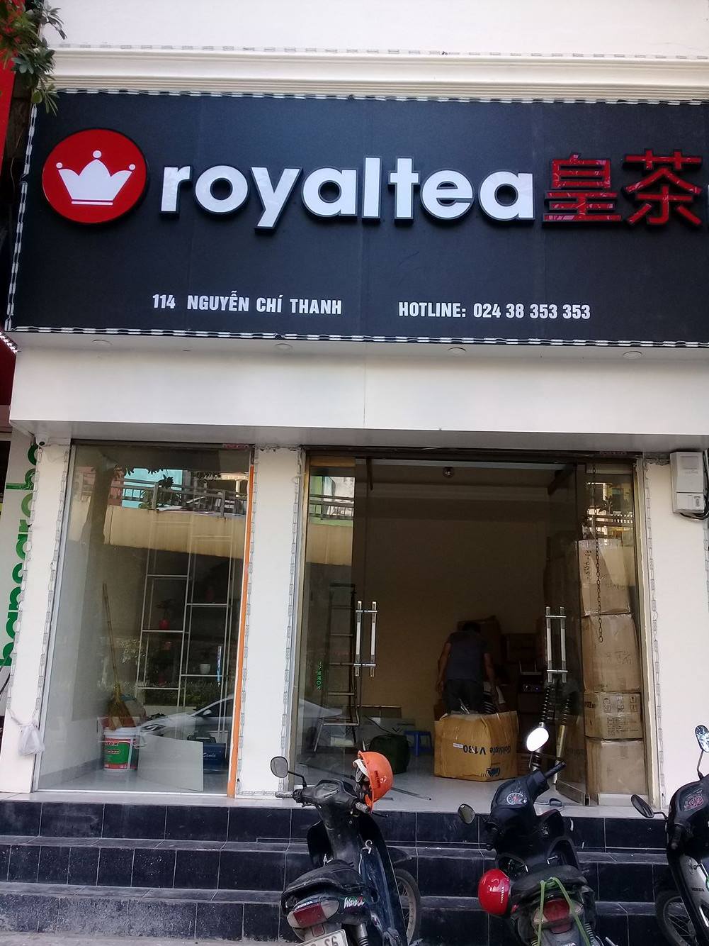 Hệ thống loa Goldsound đã được lắp đặt cho quán trà sữa Royaltea, số 114 Nguyễn Chí Thanh, Hà Nội.