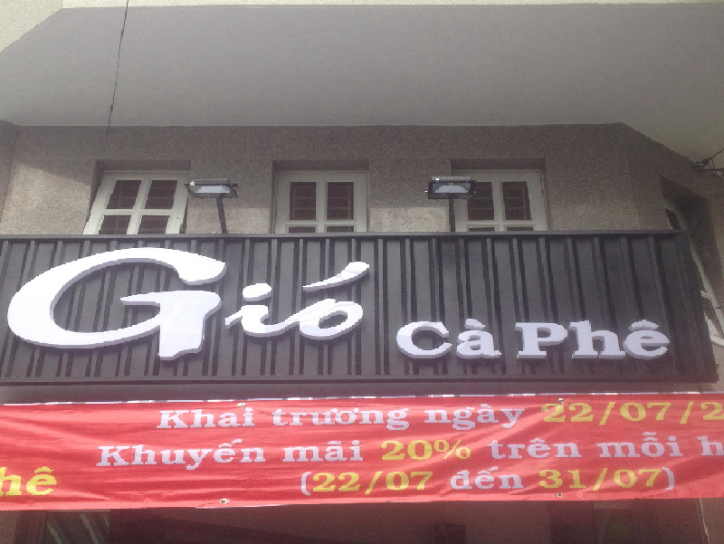 Loa cho quán cà phê của Goldsound lắp đặt tại quán Gió Cà Phê, Quận Tân Phú