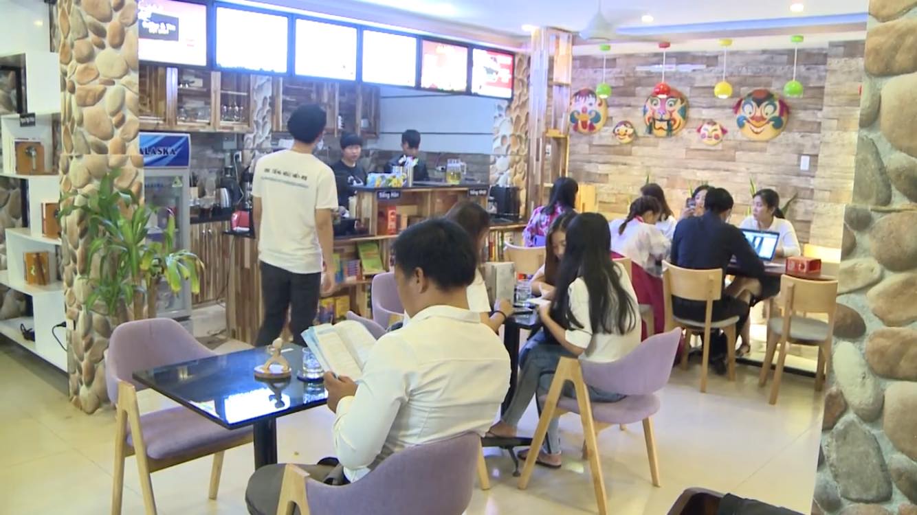 Hệ thống loa Goldsound đã được lắp đặt tại Quán Coffee Mọt Sách Aki