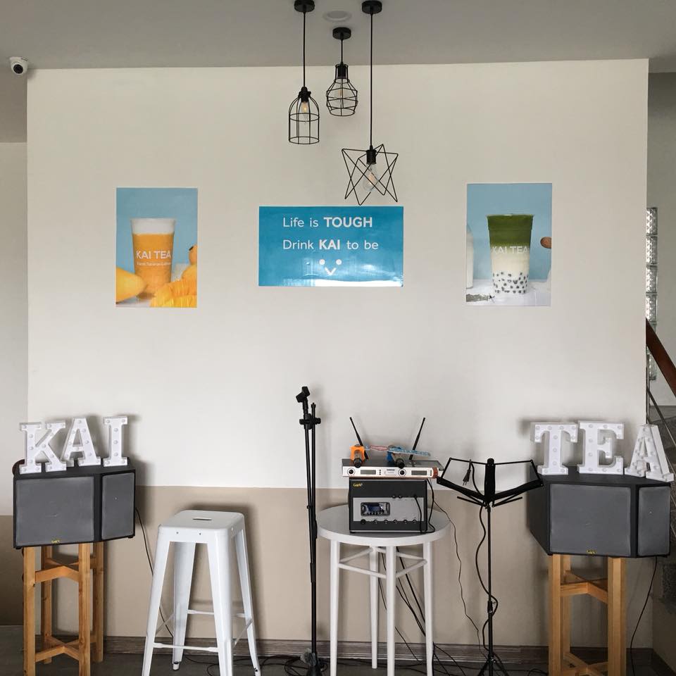 Hệ thống loa Goldsound đã được lắp đặt tại quán Trà sữa Kai Tea