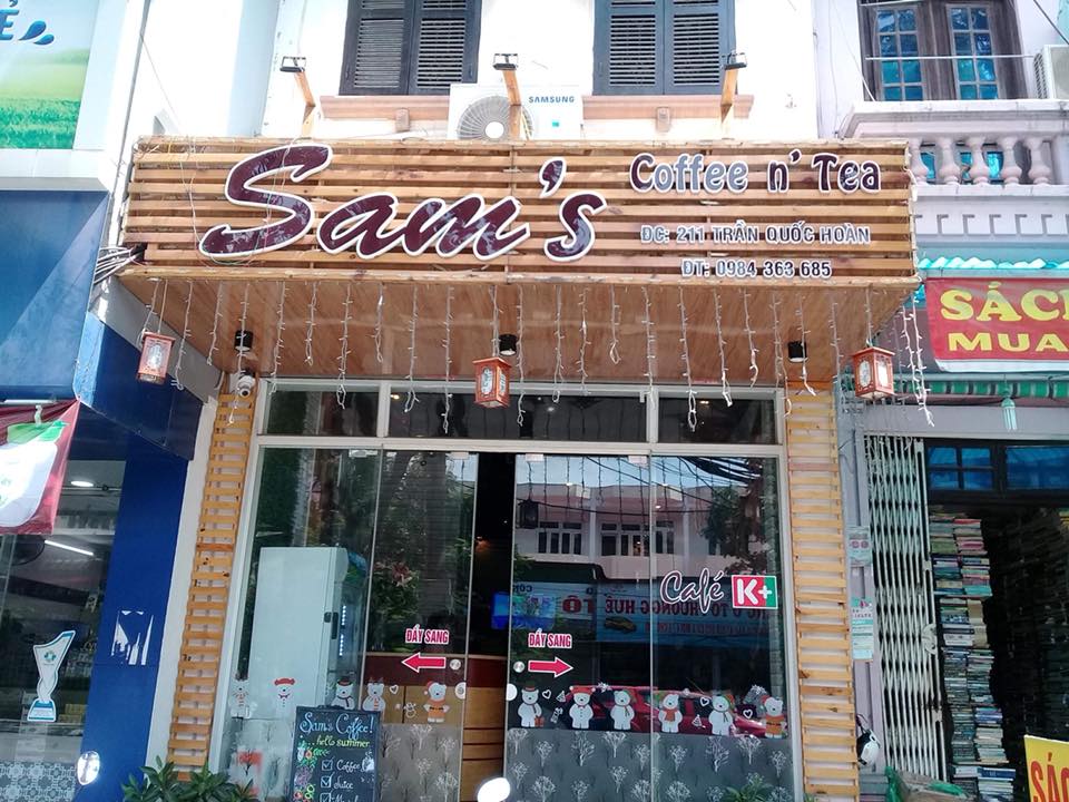 Hệ thống loa cho quán cafe của Goldsound đã được lắp đặt tại quán SAM'Coffe trên phố Cầu Giấy, Hà Nội