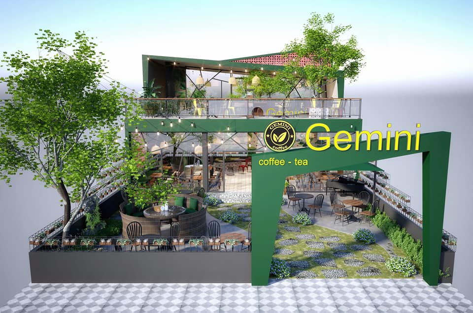 Hệ thống loa cho quán cà phê tại Gemini Coffee & Tea Chí Linh, Hải Dương