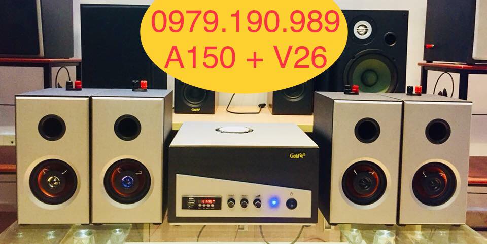 Loa Goldsound được lắp đặt cho Quán Coffee Mộc, Chợ Cá, Chương Mỹ, HN.