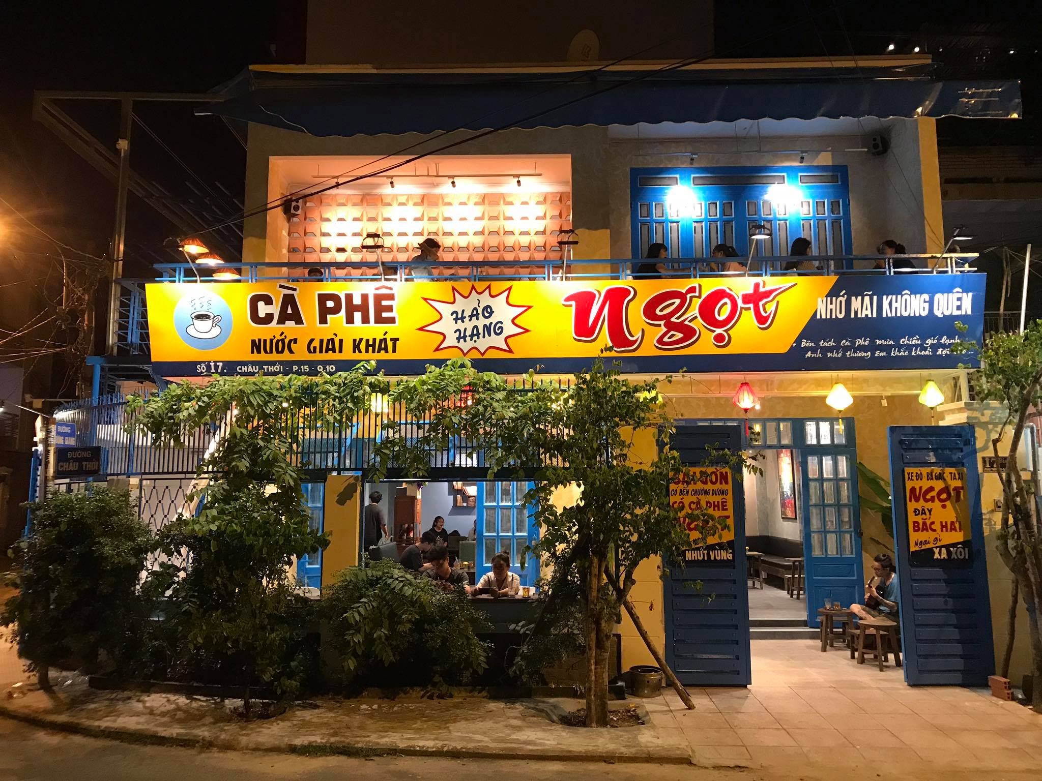 Loa cho quán cà phê của Goldsound lắp đặt tại Ngọt Cà Phê, Quận 10