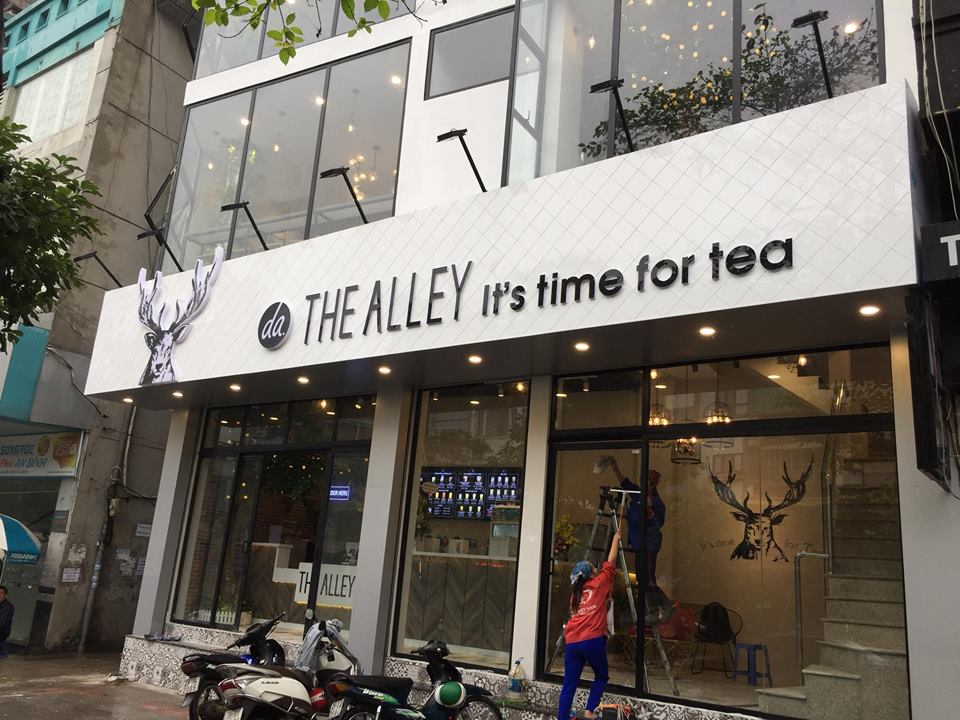 Loa Goldsound lắp đặt tại Trà Sữa THE ALLEY.  Đ/C: 101 Đào Tấn, Ba Đình, HN.