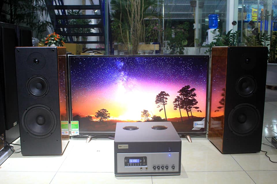 Dàn Âm Thanh Karaoke Không Dây cao cấp V385 (Amly A800 + 02 loa vt V385)