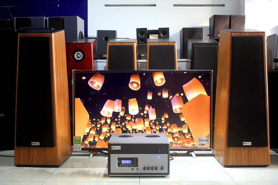 Dàn âm thanh hát karaoke gia đình V360 (amly A800 + 02 loa vt V360)
