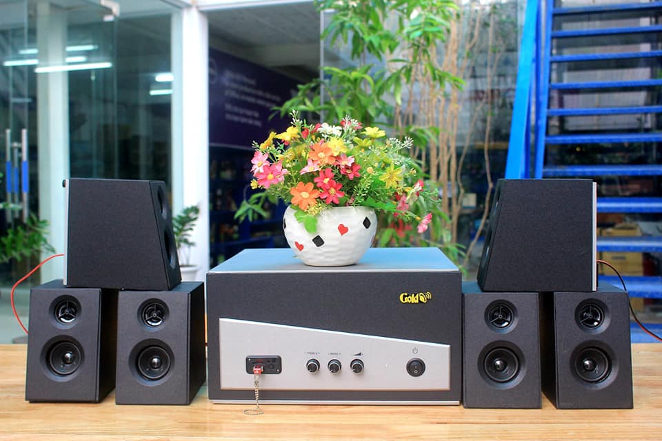Dàn âm thanh Gold4cafe V12 cho không gian quán cafe, spa, phòng trà 30 - 60m2