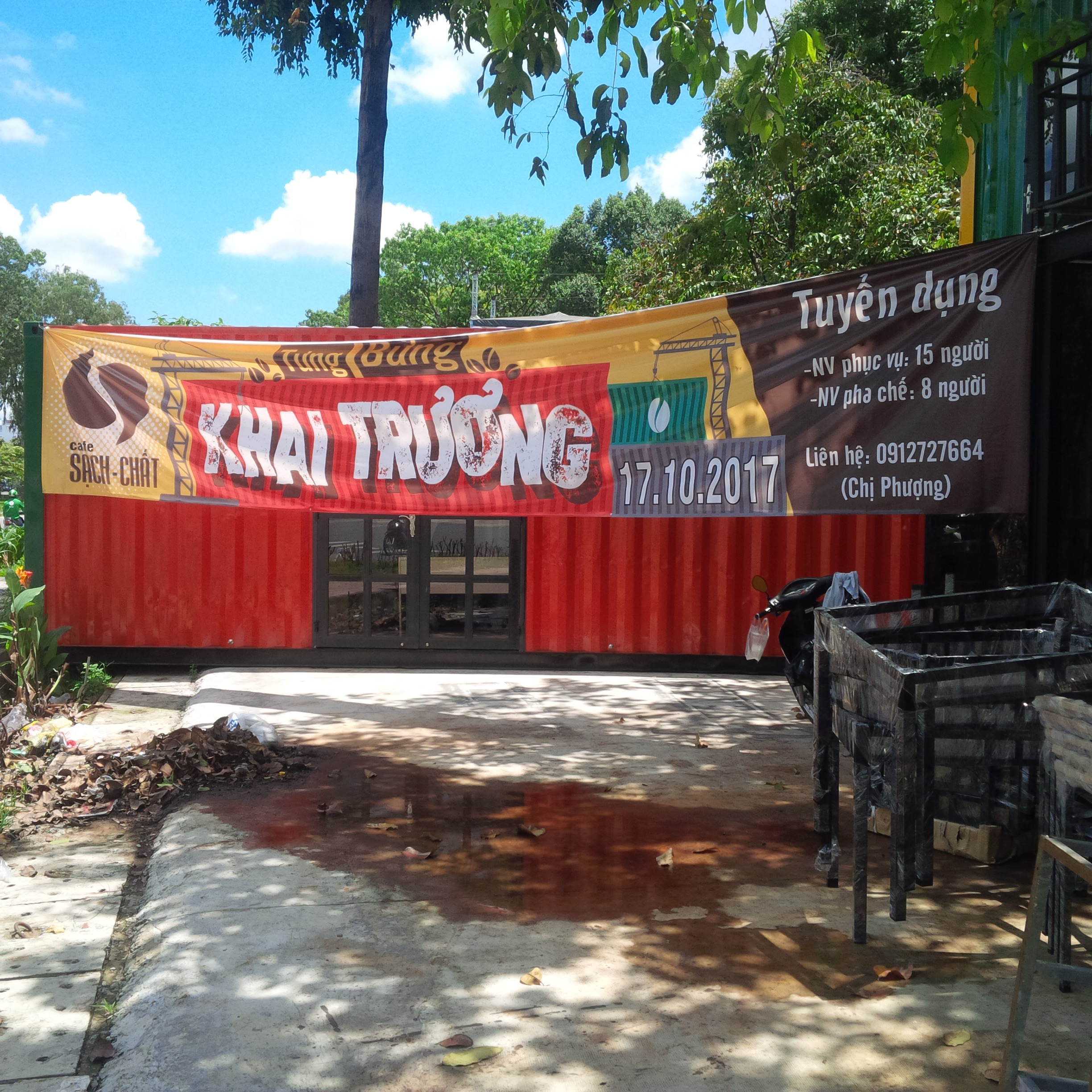 Hệ thống loa Goldsound đã được lắp đặt cho Quán CAFÉ giữa lòng công viên Gia Định.