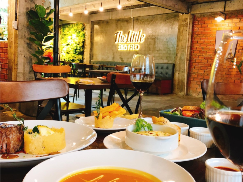 Loa cho quán cà phê của Goldsound lắp đặt tại The Little Bistro, Gò Vấp