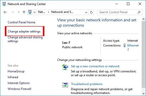 Làm thế nào khi Windows 8 không bắt được wifi internet Viettel?