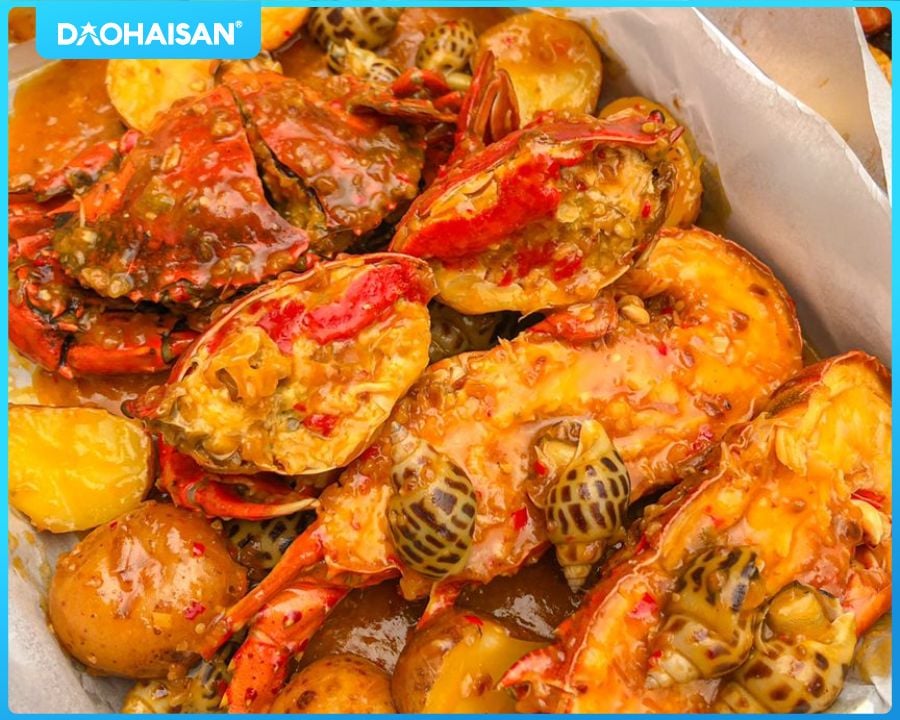 Cách làm món Cua sốt cajun hấp dẫn không thể chối từ ngay tại bếp nhà ...