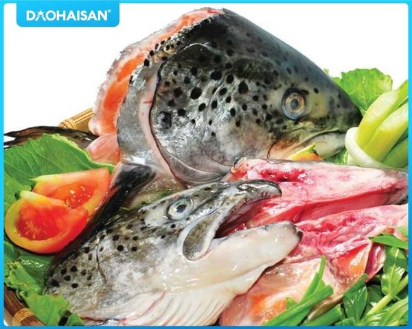 Những nguyên liệu nấu cháo đầu cá hồi đều là các thành phần dinh dưỡng
