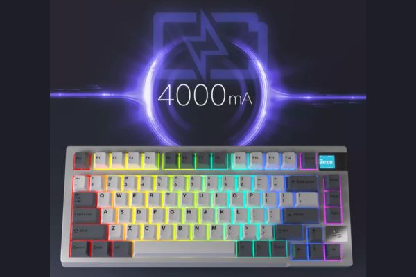 Bàn phím Darmoshark K8 White Grey