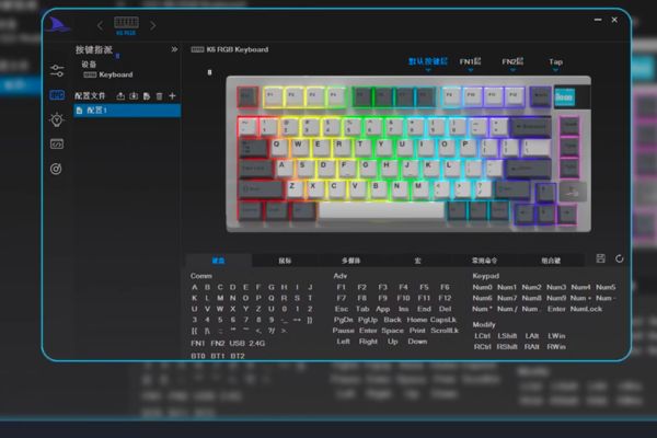 Bàn phím Darmoshark K8 White Grey