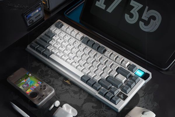 Bàn phím Darmoshark K8 White Grey